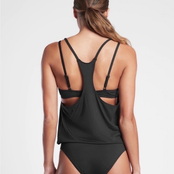 ATHLETA Boho Beachy Seascape Tankini Swimsuit Tank Bathing Suit NWT - Picture 6 of 13